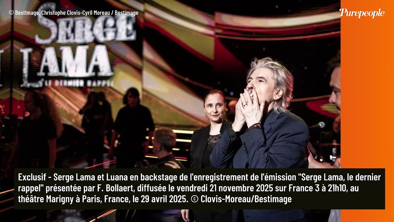 Loin de la scène, Serge Lama trouve la paix auprès de Luana, de 35 ans sa cadette, dans leur appartement parisien face aux Invalides
