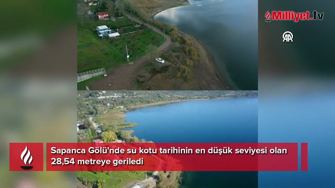 Bilim kurgu filmi sahnesi değil, gerçek! Sapanca'da dip seviye görüldü