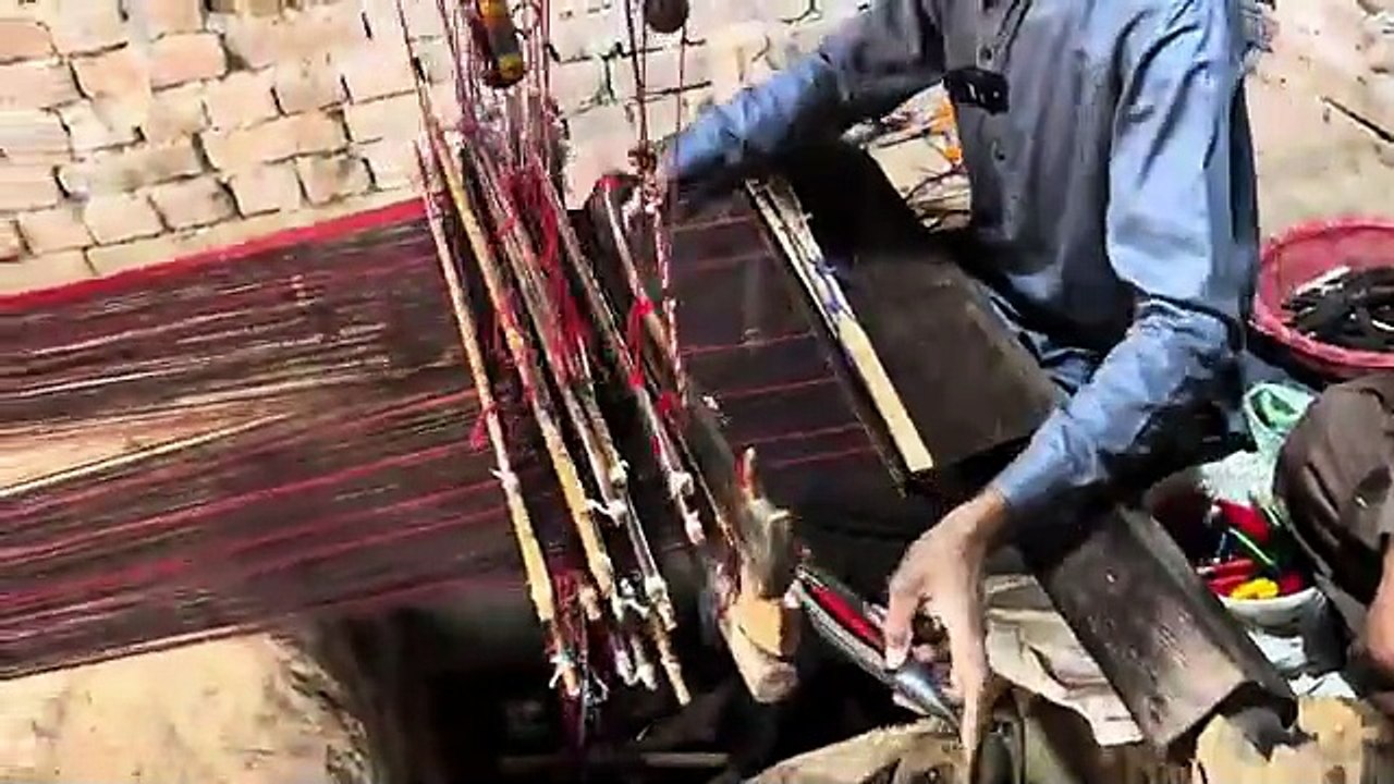 Hand made wool shawl