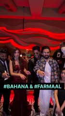Amaal Mallik, Baseer Ali and Farrhana Bhatt dance together