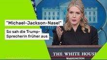 "Michael-Jackson-Nase!" So sah die Trump-Sprecherin früher aus