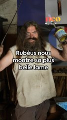 Rubeus, alias Rubeus Créations, compte parmi les derniers forgerons à travailler comme autrefois. Dans sa forge, il nous a dévoilé l’une de ses plus belles lames et partagé quelques réflexions sur notre époque. 🔥⚔️
