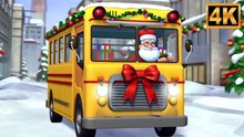 Christmas Bus Adventure | Wheels On The Bus Christmas Song | Nursery Rhymes & Baby Songs