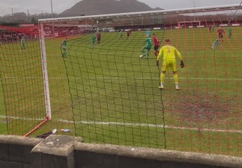 Behind the goal highlights of Porthmadog’s Welsh Cup defeat against Rhyl 1879