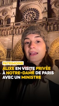 Il y a un an, la cathédrale Notre-Dame de Paris rouvrait ses portes après cinq ans de travaux. Pour l’occasion, Alixe est allée la visiter aux côtés de Serge Papin, ministre du Commerce, de l’Artisanat et du Tourisme. ⛪️✨