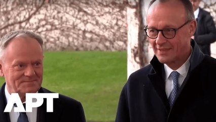 Germany’s Merz Welcomes Polish PM Tusk With Military Honours in Berlin Amid Strained Ties | APT