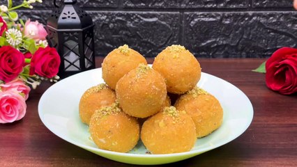 Halwai Style Besan ke  Laddu at Home｜Danedar Besan ke Ladoo ka Asaan Tarika
