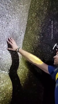 🕷️🕸️ Un écosystème hors normes sous l’Europe Dans la grotte sulfureuse située entre l’Albanie et la Grèce, des scientifiques ont mis au jour des toiles d’araignées géantes abritant plus de 110 000 araignées.