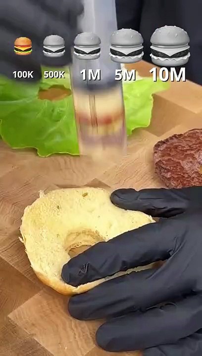 Tiny to Giant Burger 🍔