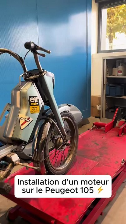 Installation d'un moteur électrique sur le 105 😁⚡️