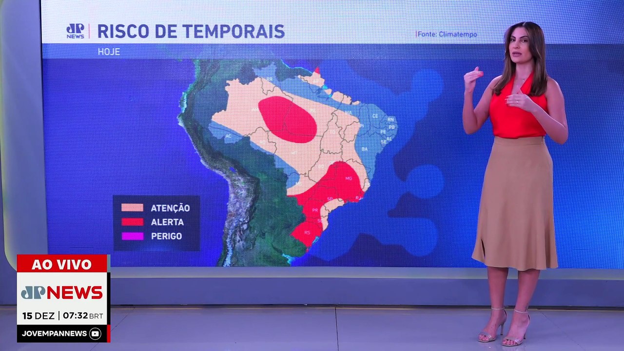 Previsão do Tempo: Nova frente fria chega ao Sul do Brasil