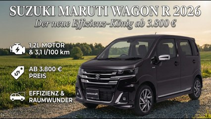 Suzuki Maruti Wagon R 2026 – Preis, Verbrauch, Ausstattung