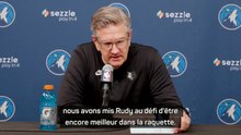 Timberwolves - Finch : "Nous avons mis Gobert au défi d'être encore meilleur dans la raquette"