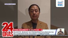 Palasyo, bukas sa pakikipagtulungan sa UN Convention against Corruption | 24 Oras