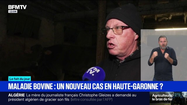 Les bêtes qu'on a, on y tient : l'émotion de Christian, éleveur, dont une des bêtes est suspectée d'être atteinte de la dermatose nodulaire