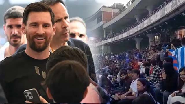 Delhi Lionel Messi First Ground Video Viral | Lionel Messi Fans Reaction Full Video | Boldsky