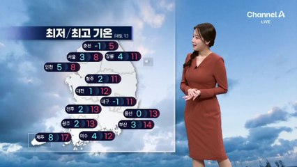 [날씨]서울 3/8도…이번 주 내내 큰 추위 없어