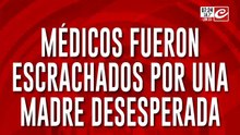 Médicos comían asado y tomaban vino mientras niños afiebrados aguardaban atención en la guardia