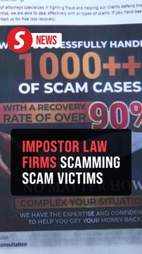 From scam to double scam: Victims warned of fake legal help