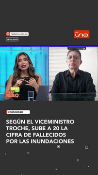 ¡Atención! Según el viceministro Troche, sube a 20 la cifra de fallecidos por las intensas lluvias en El Torno