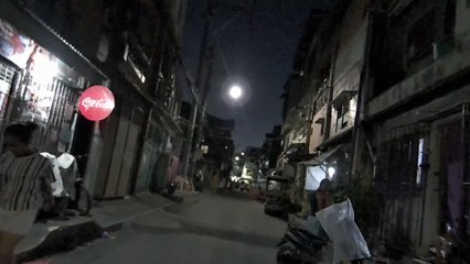 Chill Night Walk Along Mais Street in Pasig City in the Philippines