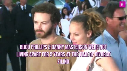 Bijou Phillips & Danny Masterson Were Not Living Apart for 5 Years at the Time of Divorce Filing