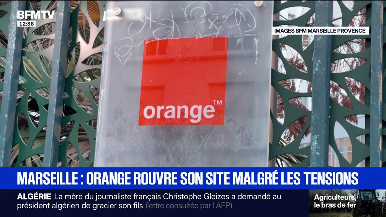 Après deux semaines de fermeture, Orange rouvre son site à Marseille