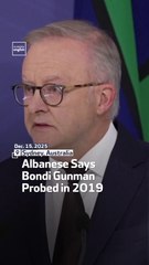 Albanese Says Bondi Gunman Probed in 2019