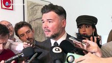 Nueva exigencia de Rufián a Sánchez para regenerar el PSOE
