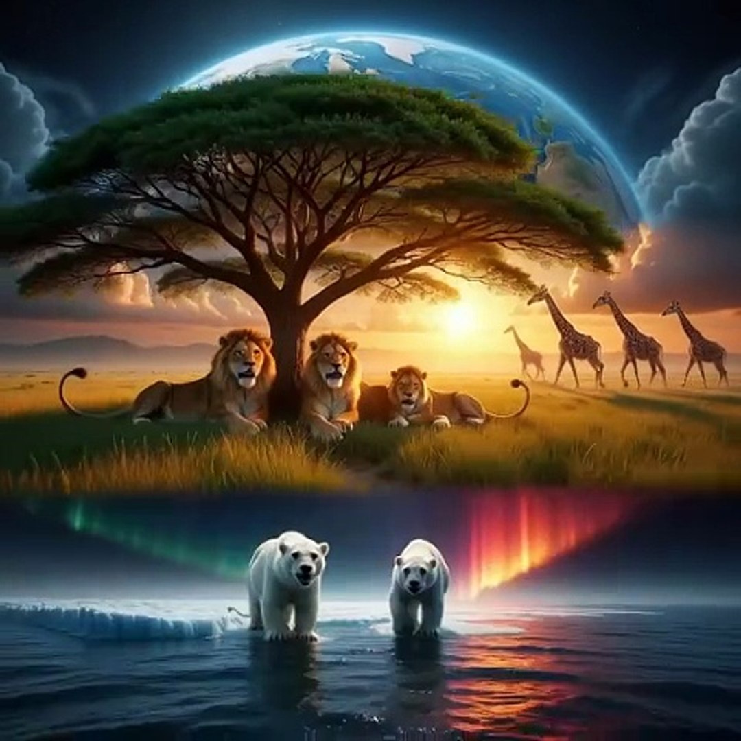 ⁣Animal planet beautiful scenes