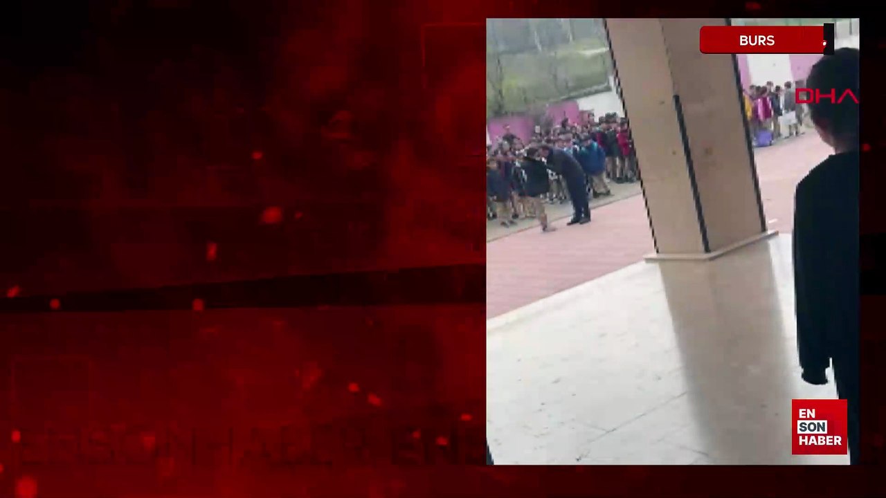 Bursa'da okul müdürünün, öğrenciyi yakasından tutup yere savurduğu görüntülere inceleme