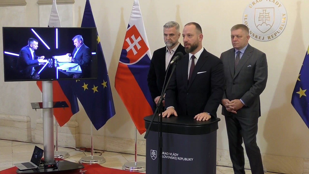 ZÁZNAM: Premiér: V. Špirko mal sfalšovať podanie trestného oznámenia na R. Kaliňáka