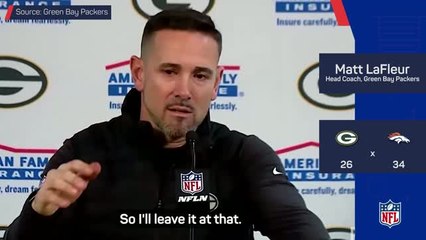 'It doesn't look good' - LaFleur on Parsons' potential season-ending injury