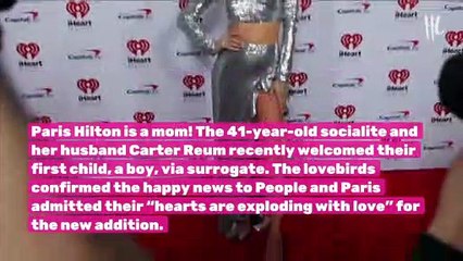 Paris Hilton Welcomes 1st Child With Husband Carter Reum