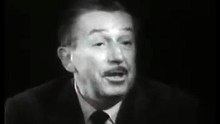 Entrevista a Walt Disney en "Tonight" de 1959