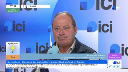 Christian Convers, co-président de la Coordination rurale des Savoie