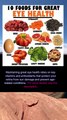 10 foods for great eye health