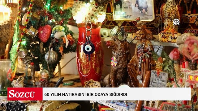 60 yılın hatırasını bir odaya sığdırdı