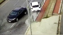 BH: vídeo mostra carro invadindo contramão e quase provocando acidente no Barreiro