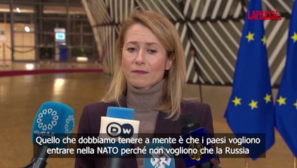 Ucraina, Kallas: "Se Putin conquista il Donbass crolla la fortezza"