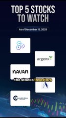 Stock Market Today: Top Stocks You Need To Watch Monday December 15th
