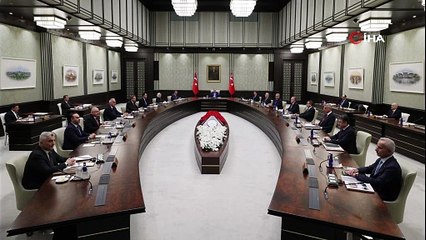 Cumhurbaşkanlığı Kabinesi, Cumhurbaşkanı Recep Tayyip Erdoğan başkanlığında Beştepe’de toplandı