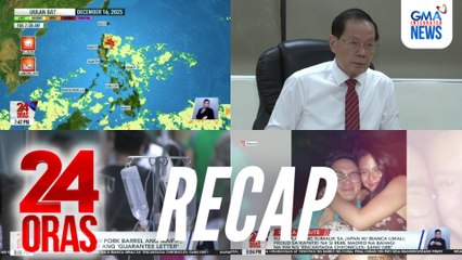 24 Oras: (Part 3) Lagay ng panahon 1-linggo bago magpasko | Dagdag-singil sa tubig simula Jan. 2026 | Trip sa Japan ni Ruru Madrid, atbp.