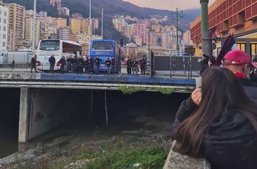 Genoa-Inter, "incontro" fra tifosi: i nerazzurri cantano "Noi non siamo napoletani!"