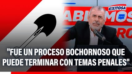 Nicolás Lúcar sobre Acción Popular: "Fue un proceso bochornoso que puede terminar con temas penales"