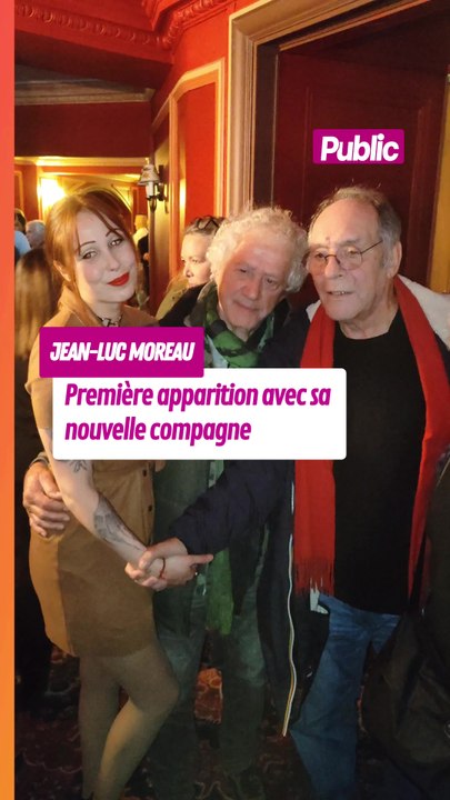 Jean-Luc Moreau : première apparition avec sa nouvelle compagne