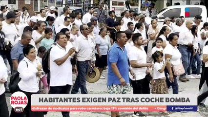 Marchan por la paz tras explosión de coche bomba | DPC con Paola Rojas