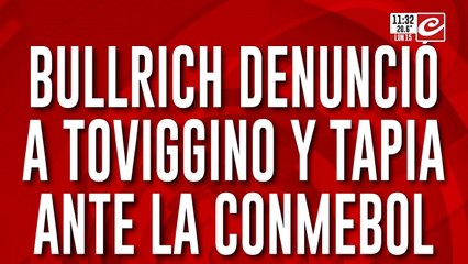 Escándalo en la AFA: Patricia Bullrich denunció a Tapia y Toviggino ante la CONMEBOL: