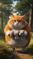 “Fat Cat Steals Tiger Cubs 😱 | Funny Jungle Story Short”