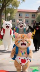 Black Kitten Bullies Orange Kitten 😼🔥| Revenge Coming?